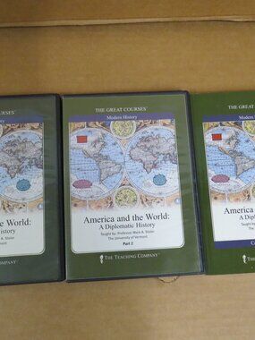 Great Courses America and the World A Diplomatic History 2 DVD Set w/Guidebook